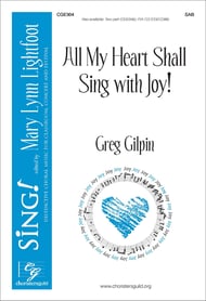 All My Heart Shall Sing with Joy! SAB choral sheet music cover Thumbnail